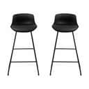 CASA Living Barstole Tina Barstol - 2 stk. i Sort, H94 x B43 cm, 1