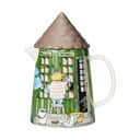 Moomin Arabia Serveringskander Moomin special Kande - Badehuset i Grøn, 1 L, 1