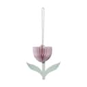 Broste Copenhagen Påskeæg og ophæng Tulip Papir Ornament i Pink, 1