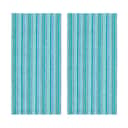 Egeria Håndklæder Stripes Håndklæde - 2 stk. i Pool green, 1