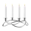 Georg Jensen Kronelysestage Season Lysestage i Stål, 26 cm, 1