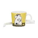 Moomin Arabia Krus og kopper med hank Klassisk Kærlighed Minikrus i Gul, 1