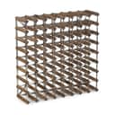 Traditional Wine Racks Vinreoler Vinreol i Mørk eg, 72 flasker, 1