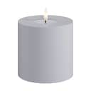 Deluxe Homeart LED-lys Real Flame LED Udendørs Bloklys i Støvet Blå, 10 cm, 1