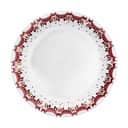 Bjørn Wiinblad Middagstallerkener Guirlande Tallerken i Rød/hvid/guld, 28 cm, 1