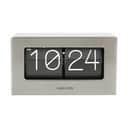 Karlsson Vægure Boxed Flip Bord/vægur i Børstet stål, H11,5 x B20,5 cm, 1