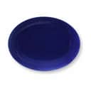 Lyngby Porcelæn Serveringsfade Rhombe Color Rhombe Colour Serveringsfad i Mørkeblå, B26,5 x L35 cm, 1