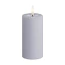 Deluxe Homeart LED-lys Real Flame LED Bloklys i Dust blue, 10 cm, 1