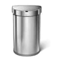 Simplehuman Spande uden pedal Affaldsspand i Børstet stål, 1