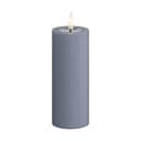 Deluxe Homeart LED-lys Real Flame LED Bloklys i Ice blue, 12,5 cm, 1