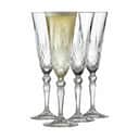 Lyngby Glas Champagneglas Melodia Champagneglas - 4 stk. i Klar, 16 cl, 1