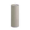 Deluxe Homeart LED-lys Real Flame LED Udendørs Bloklys i Sand, H20 x Ø7,5 cm, 1