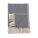 Bloomingville Plaider Plaid i Blue, B130 x L160 cm, 1
