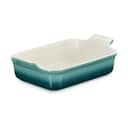Le Creuset Ovnfaste fade Signature Heritage Ovnfast Fad i Bleu Riviera, B20 x L32 cm, 1