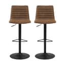 CASA Living Barstole Kimmy Barstol - 2 stk i Camel, 1
