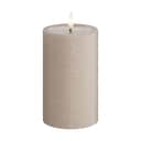 Deluxe Homeart LED-lys Unique LED Bloklys i Rose, H12,5 x Ø7,5 cm, 1