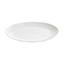 Aida Serveringsfade Relief Ovalt fad i Hvid, 1