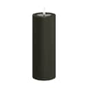 Deluxe Homeart LED-lys Real Flame LED Udendørs Bloklys i Mørk Grøn, H20 x Ø7,5 cm, 1
