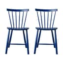 FDB Møbler Spisebordsstole J46 Spisebordsstol - 2 stk. i Dark Blue (NCS 6030-R80B), 1