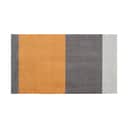 Tica Copenhagen Gulvtæpper Stripes Horisontal Gulvtæppe i Grå/steelgrey/dijon, B67 x L120 cm, 1