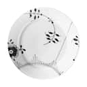 Royal Copenhagen Middagstallerkener Sort Mega Riflet Middagstallerken #2 i Middagstallerken Motiv #2  x Ø27 cm, 1
