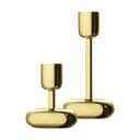 Iittala Kronelysestage Nappula Lysestage - 2 stk. i Messing, H18,3 cm x 2 stk., 1