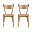 CASA Living Spisebordsstole Roxby Spisebordsstol - 2 stk. i Natur, 1