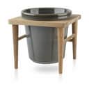 CASA Living Urtepotteskjulere Sofia Urtepotte i grå, 11 cm, 1