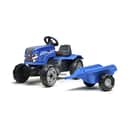 FALK Øvrig udeleg New Holland Traktor m. trailer i Blå, 1