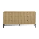 CASA Living Kommoder Albany Kommode i Natur, H80,4 x B157,9 x L40 cm, 1