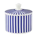 Spode Sukkerskåle Steccato Sukkerkrukke m.låg i blå/hvid, 1