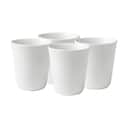 Royal Copenhagen Krus og kopper uden hank Hvid Riflet Termokopper - 4 stk. i Hvid, 29 cl, 1