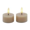 Sirius LED-lys Sille Genopladelig Sille LED Fyrfadslys - 2 stk. i Light Caramel, 1