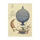 Architectmade Plakater Plakat Ballonrejsen i B30 x L40 cm, 1