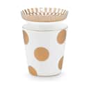 PIP Studio Krus og kopper uden hank Dot Delight Tekop i white- Gold, 1