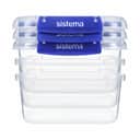 Sistema Opbevaringsbokse Square Klip It Plus Klip It Plus Opbevaringsboks - 3 stk. i 3 stk. x 1.15 L, 1