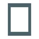 Poster&Frame Billedrammer Passepartout i Indian teal, 42 cm, 1