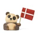 FableWood Dyrefigurer Panda - Chi Chi i Ask/Valnød, 1