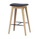 SACKit Barstole Nordic Barstol i Eg/Sort, 73 cm, 1