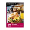 GO DREAM Oplevelsesgavekort Gavekort - Cafébesøg i Cafébesøg for 2, 1