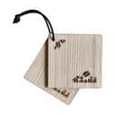 Minifabrikken Glasbrikker og coasters Coaster - 2 stk. i Træ, 10 cm, 1