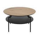 CASA Living Sofaborde Goldington Sofabord i Vild eg/sort, 1