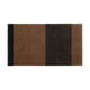 Tica Copenhagen Gulvtæpper Stripes Horisontal Gulvtæppe i brun/cognac/sort, B67 x L120 cm, 1