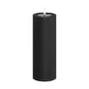 Deluxe Homeart LED-lys Real Flame LED Udendørs Bloklys i Sort, H20 x Ø7,5 cm, 1