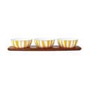 Cathrineholm Skåle Stripes Snacksæt i Gul, 10 cm, 1