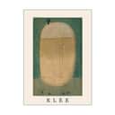 Poster&Frame Plakater Paul Klee Plakat - Mask of fear i Grøn/beige, B50 x L70 cm, 1