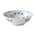 Royal Copenhagen Serveringsskåle Musselmalet Riflet Skål i Koboltblå/hvid, 16 cm, 1