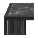 CASA Living Sofaborde Strington Sofabord i Sort marmor Izmir/mat sort, H40 x B80 x L80 cm, 1
