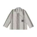 omhu x Mads Barfod Pyjamas Wave Grid Slumber Pyjamasskjorte i Latte, M/L, 1
