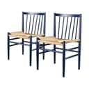FDB Møbler Spisebordsstole J80 Spisebordsstol - 2 stk i Steel Blue (RAL 5011), 1